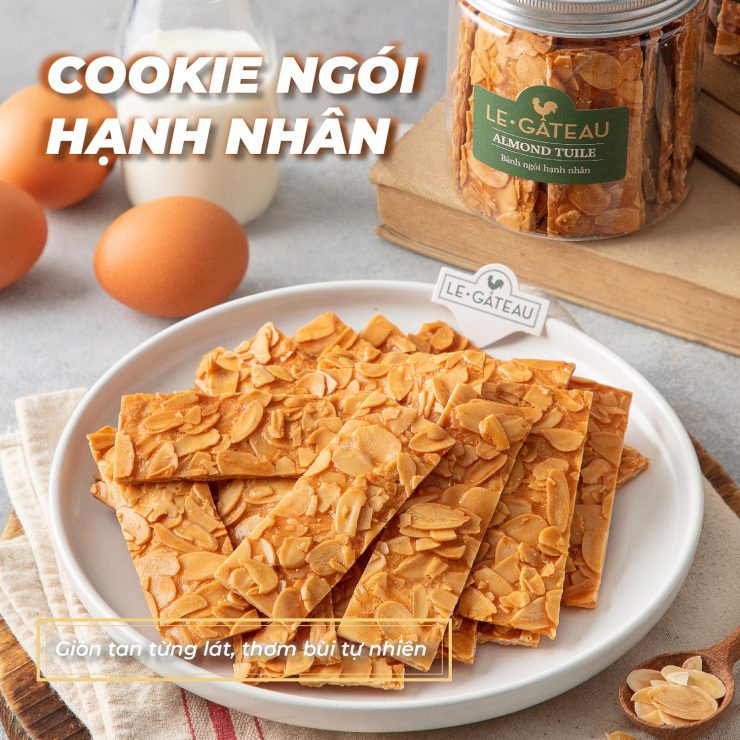 Bánh ngói hạnh nhân