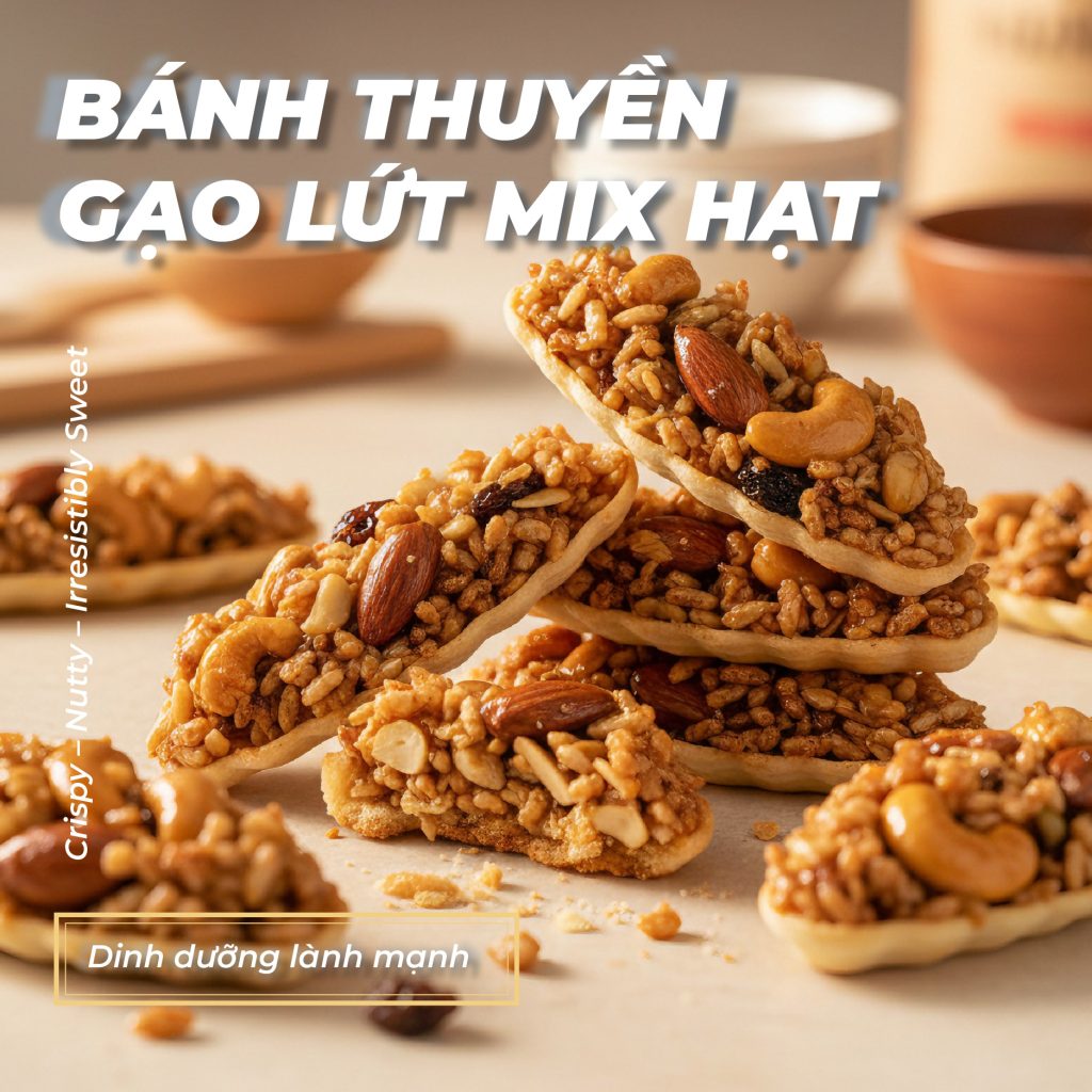 Bánh thuyền gạo lứt