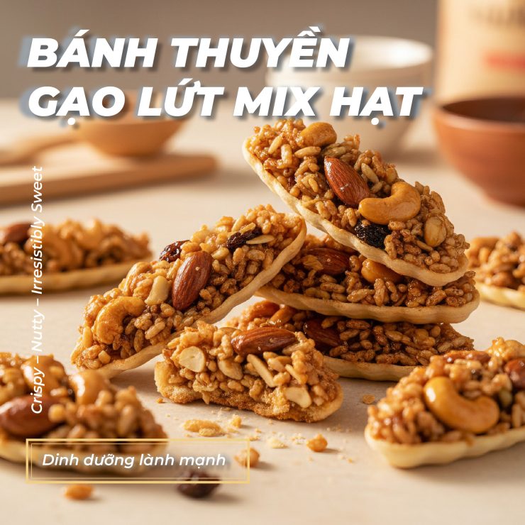 Bánh thuyền gạo lứt